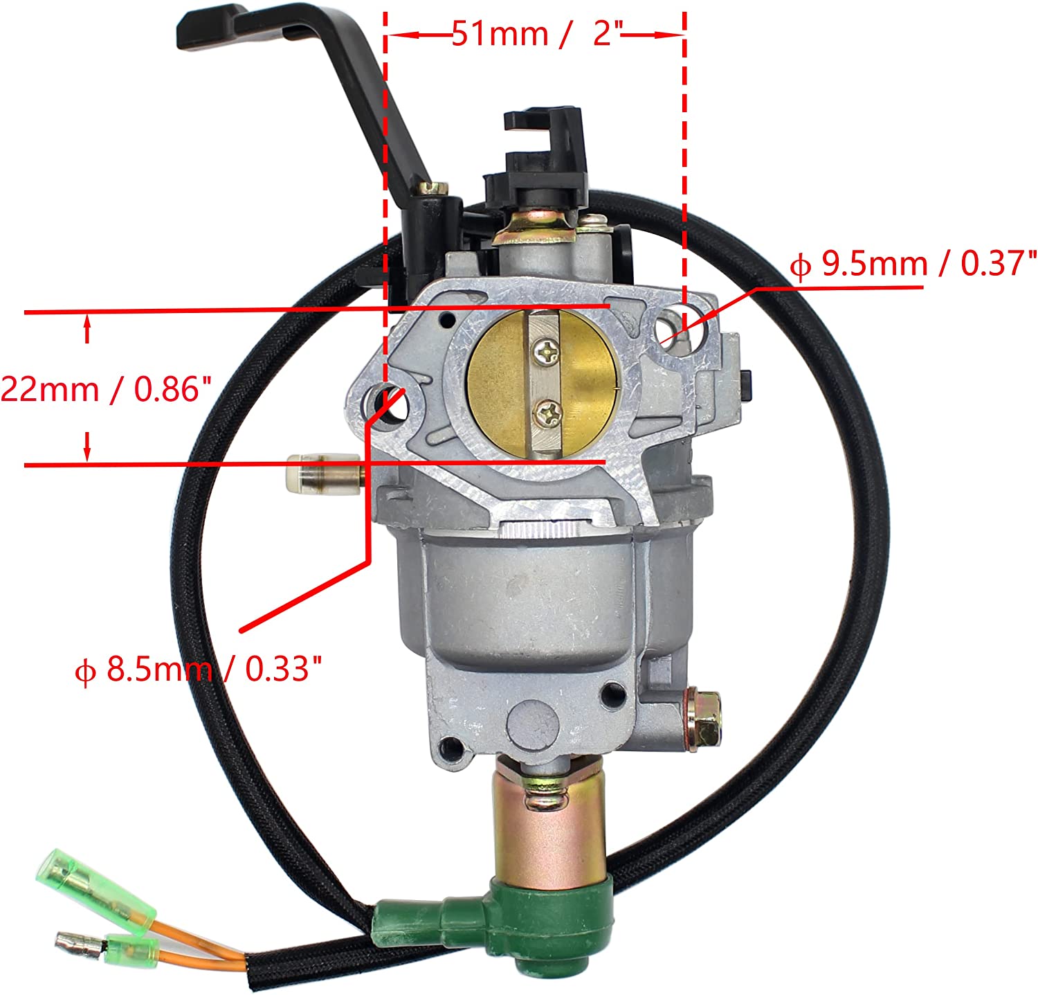 Карбюратор P27-1D для генератора чемпионов Generac GP5000 GP5500 GP6500(E)